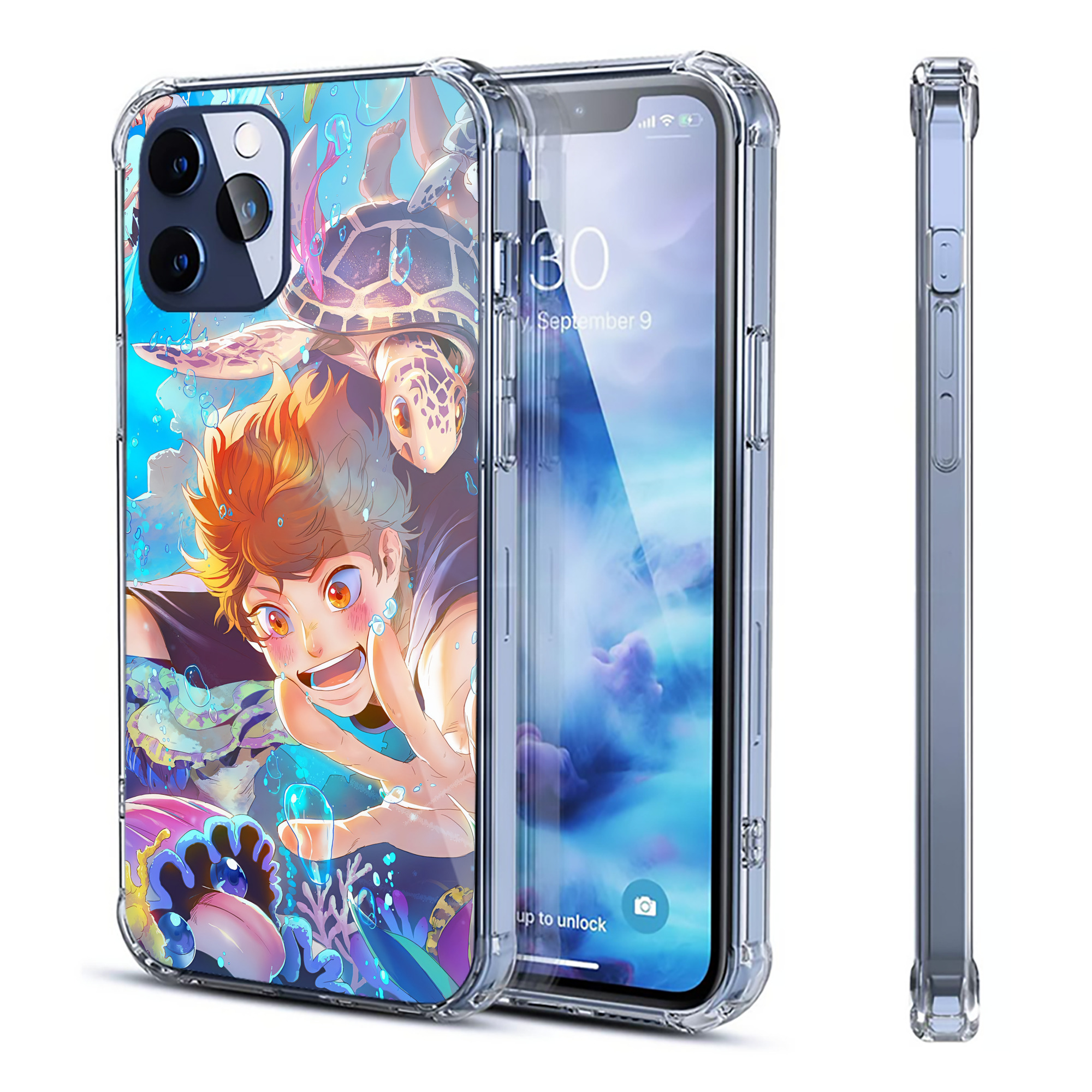（画像用） ハイキュー!! Haikyu!! 【iPhone 12シリーズ対応】透明スマホケース（クリアソフトケース）